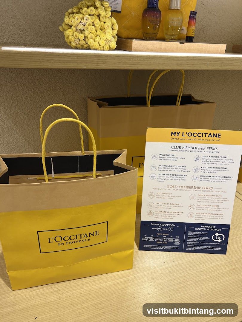 L'Occitane Membership Perks