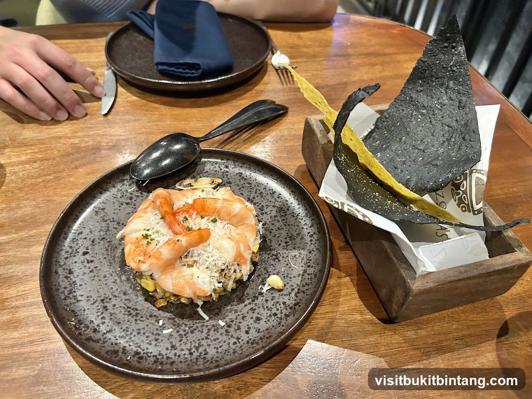 Shrimp Appetizer with Chips