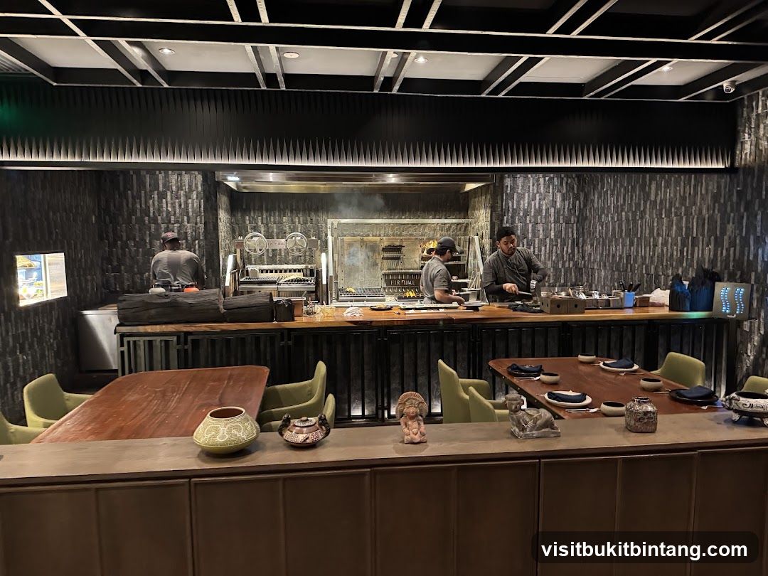 Restaurant Kitchen and Dining Area