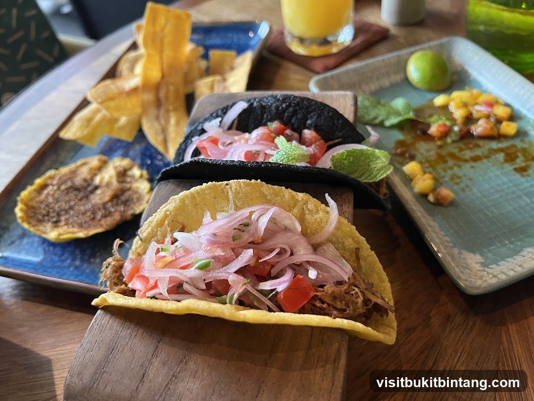 Tacos and Plantain Chips