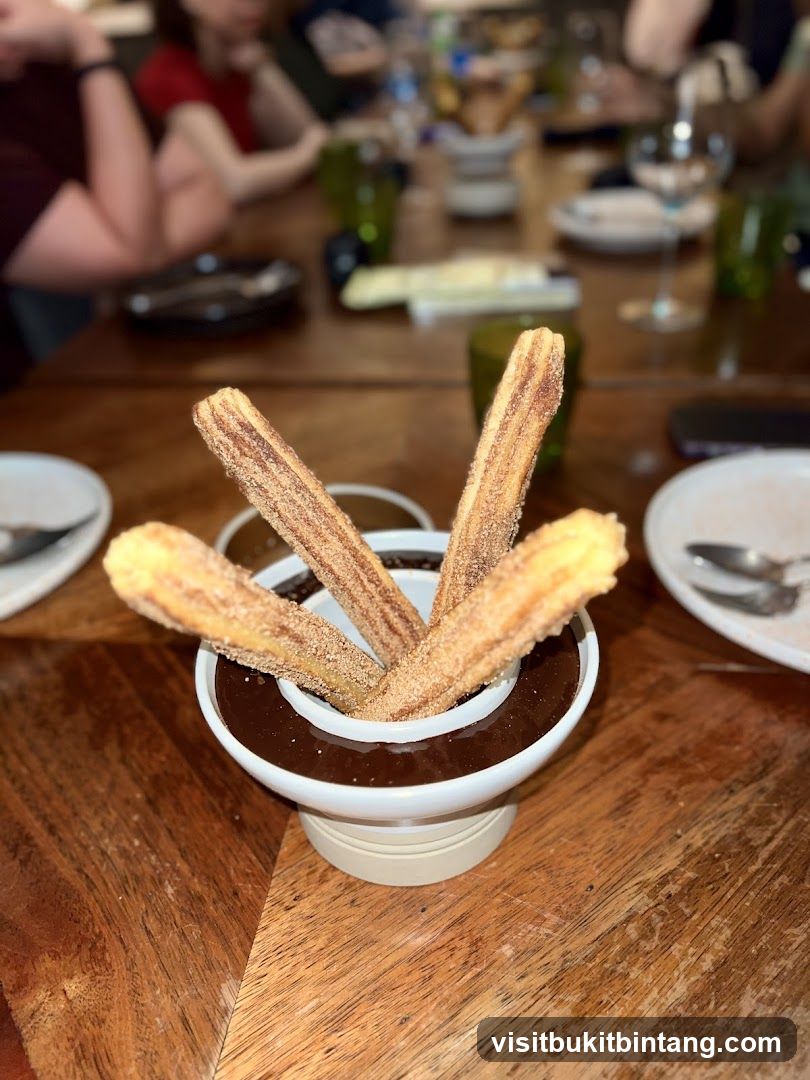 Churros with Chocolate Dip