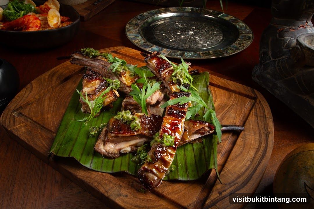 Ribs with Garnish