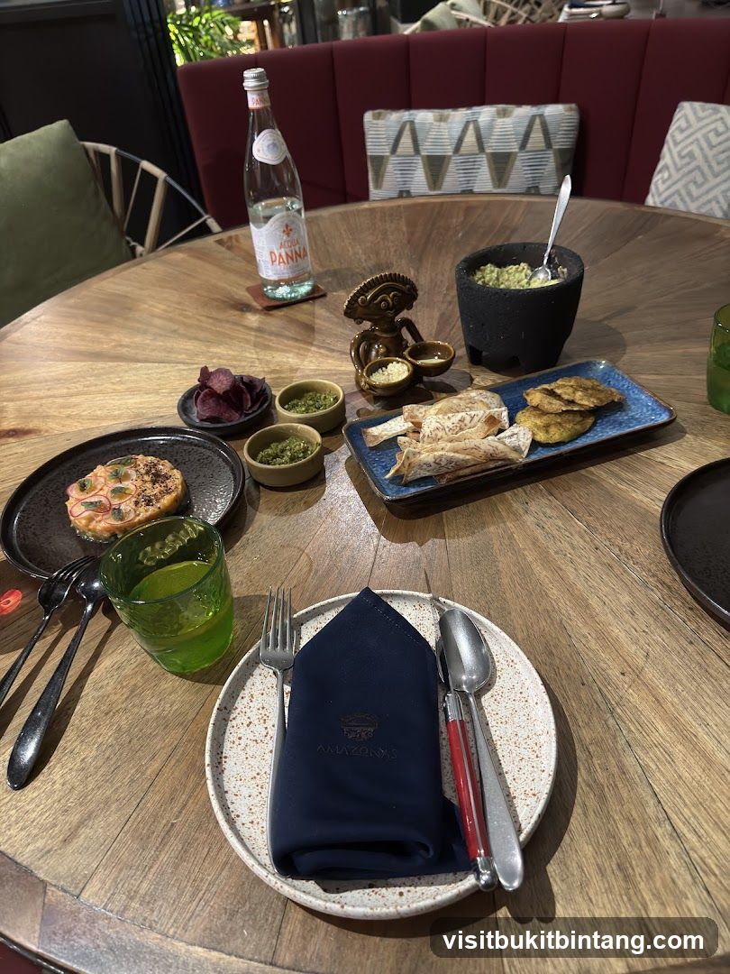 Table Setting with Appetizers