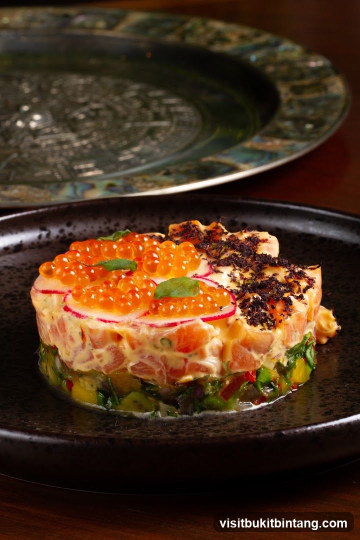 Salmon Tartare with Caviar
