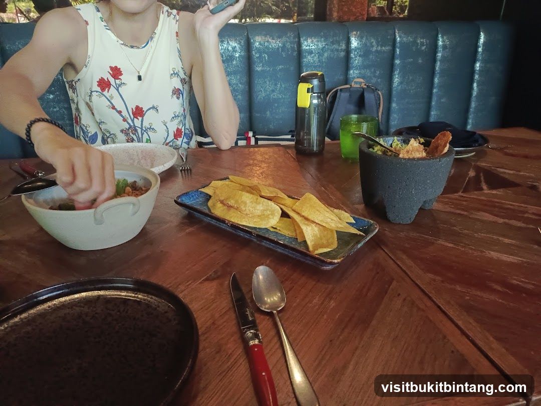 Diners at a table