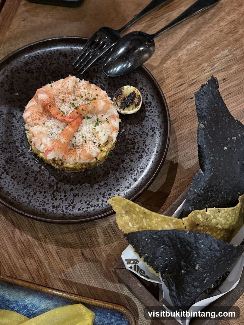 Shrimp Tartare with Tortilla Chips