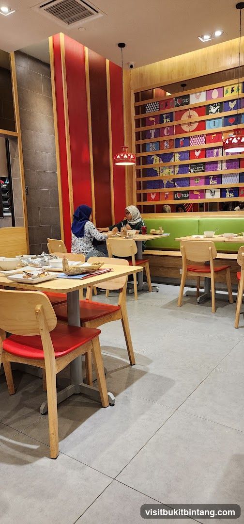 Restaurant Interior with Diners