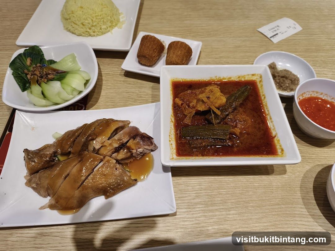 Hainanese Chicken Rice and Curry
