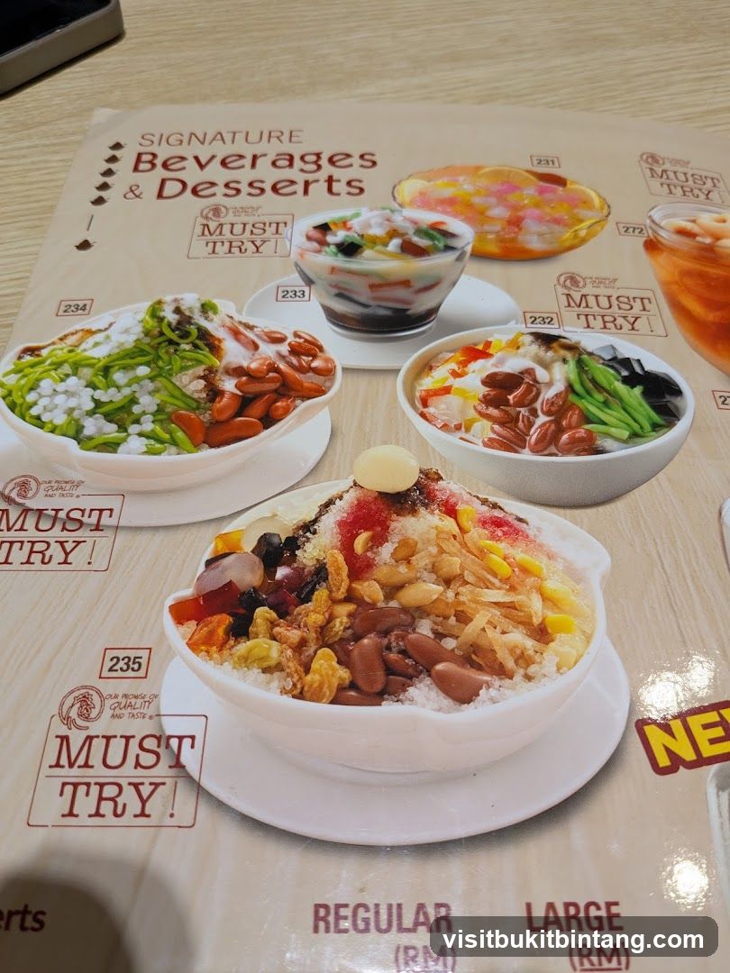 Signature Beverages & Desserts