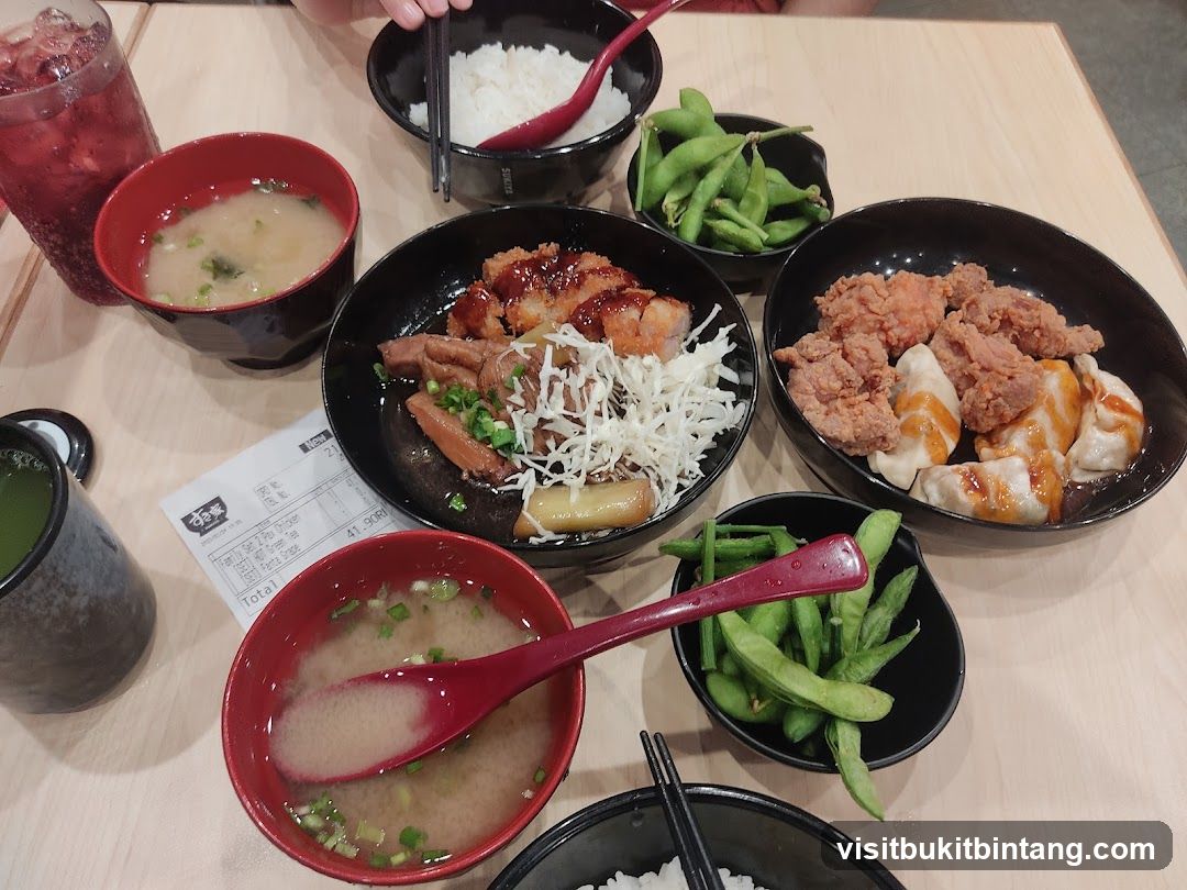 Japanese Food Spread