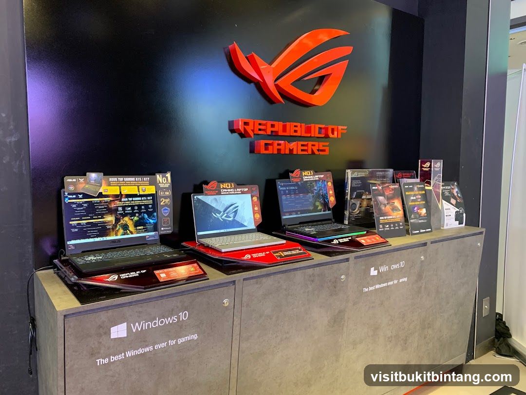 Republic of Gamers Laptops Display