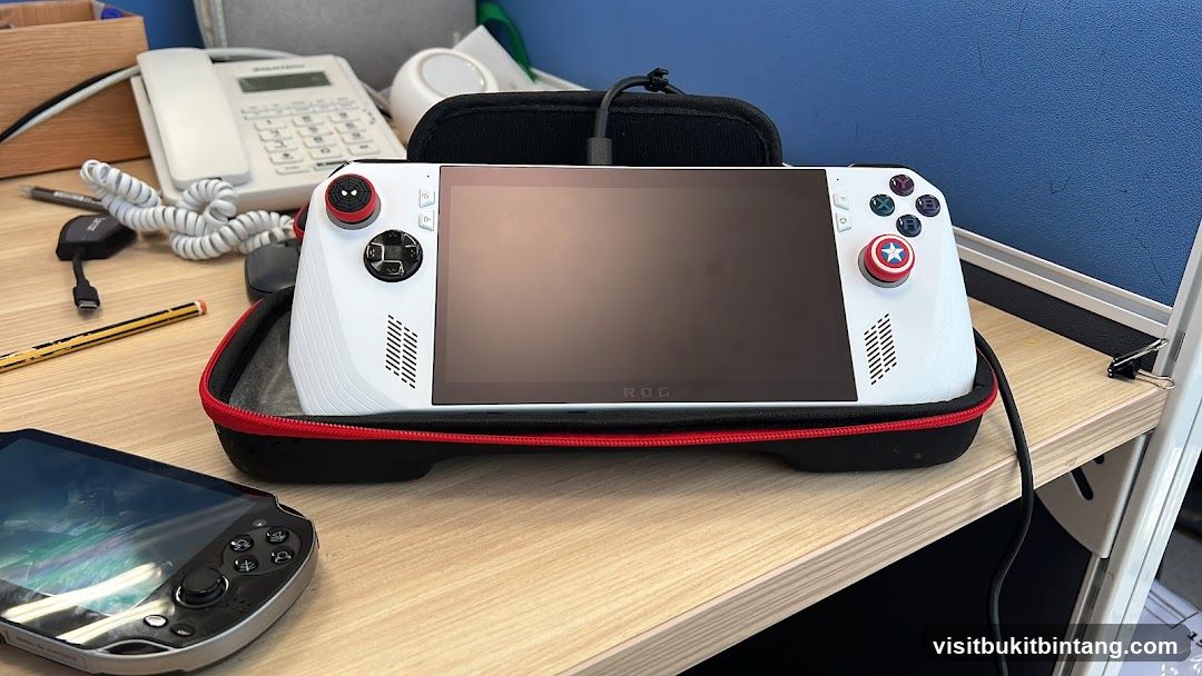 Gaming Devices on a Desk