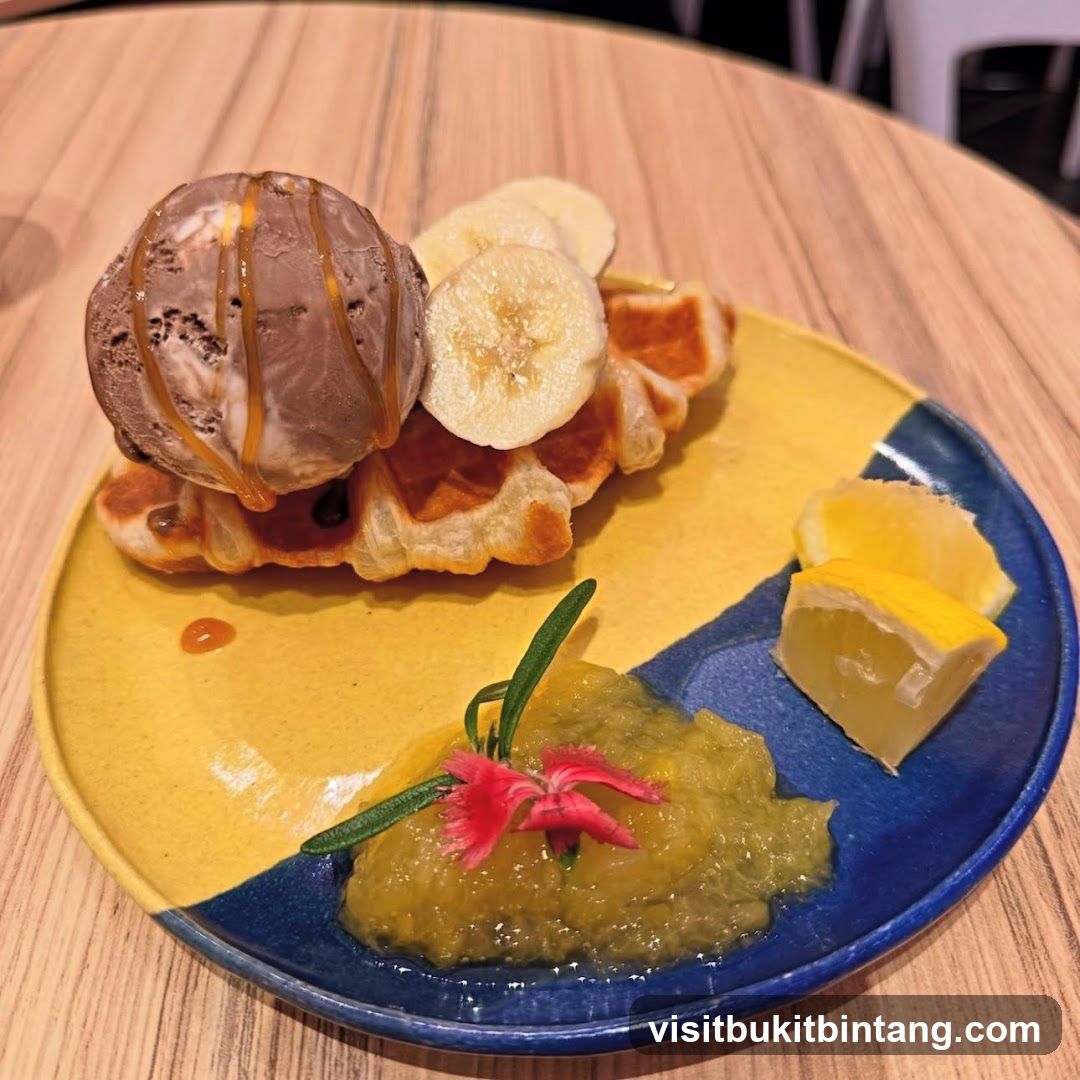 Croissant Waffle Dessert