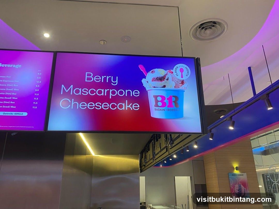 Baskin Robbins Menu and Flavor of the Month