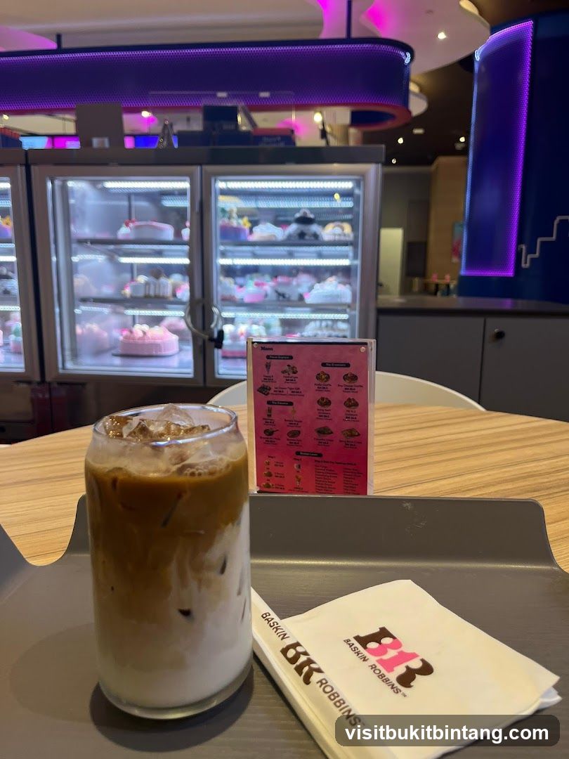 Iced Coffee and Desserts