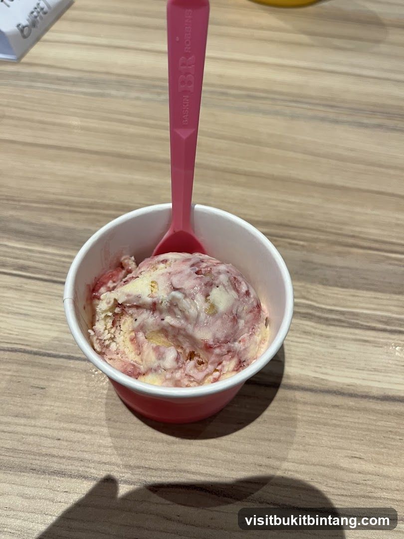 Ice Cream Cup with Spoon