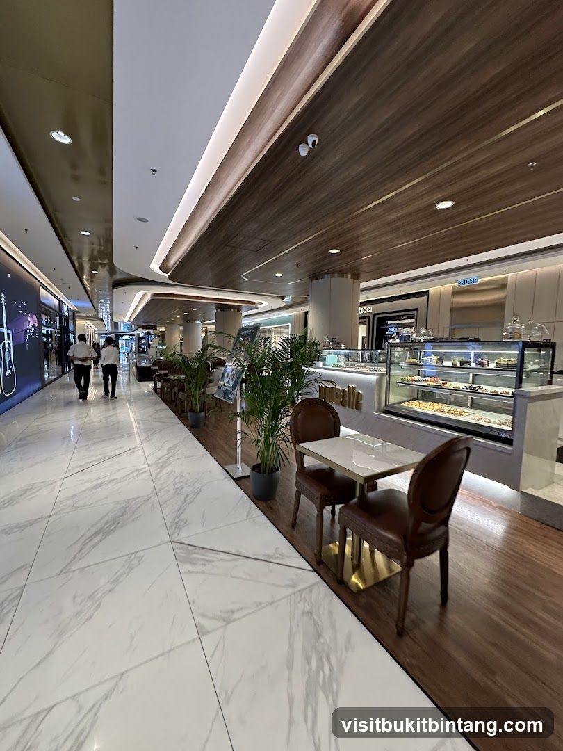 Indoor Mall Cafe Display