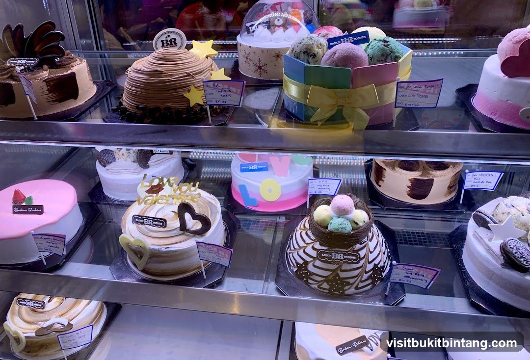 Assortment of Cakes and Ice Cream