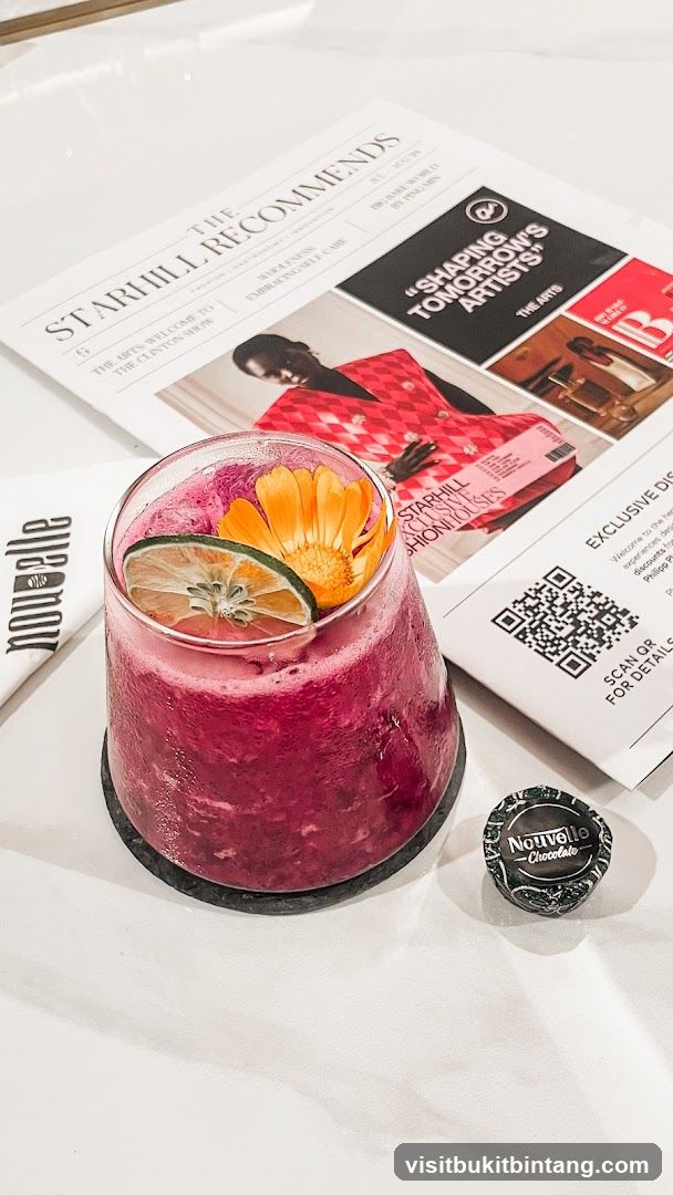 Beverage with promotional materials