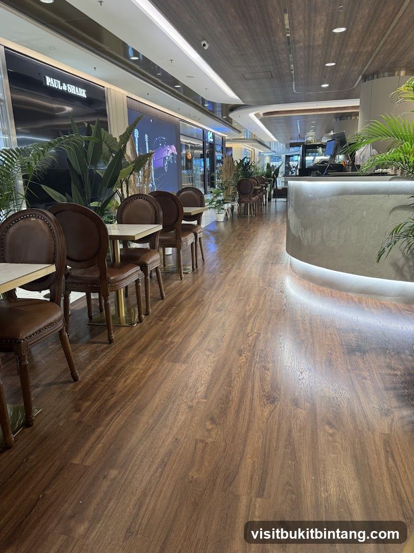 Cafe Interior with Seating