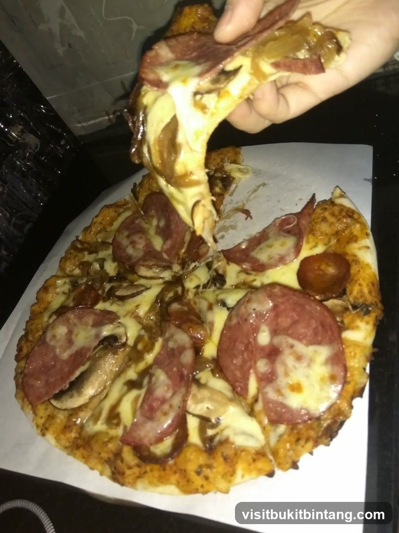 Pepperoni and Mushroom Pizza