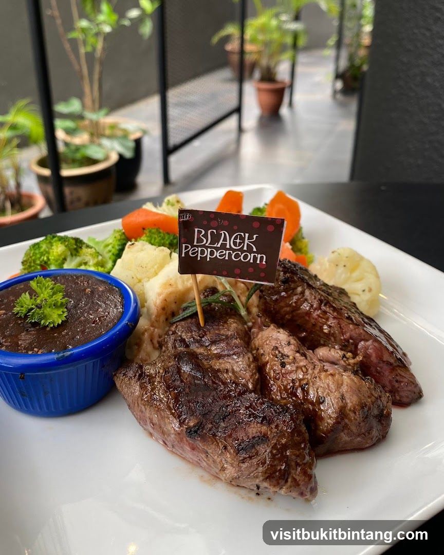 Steak with Mashed Potatoes and Vegetables