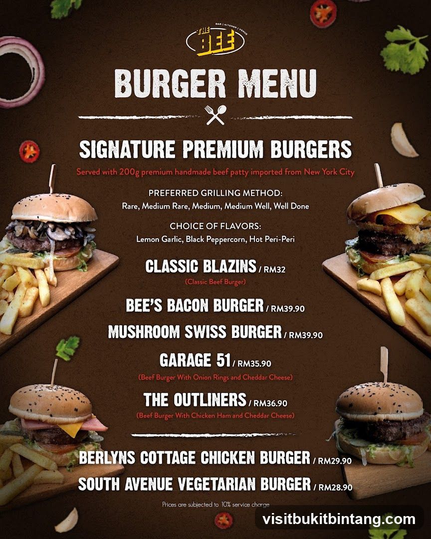 BURGER MENU