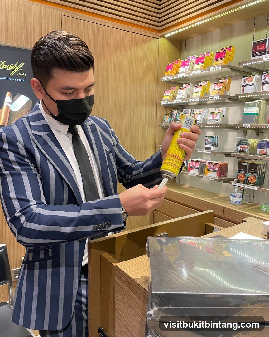 Man in Suit with Spray Can