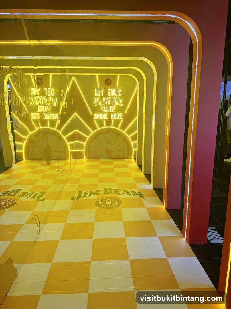 Jim Beam Playful Side Installation