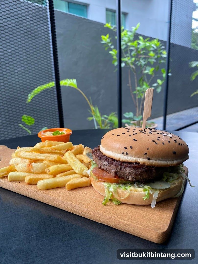 Burger and Fries