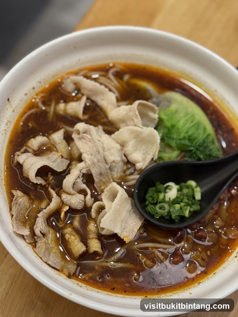 Noodle Soup with Sliced Pork
