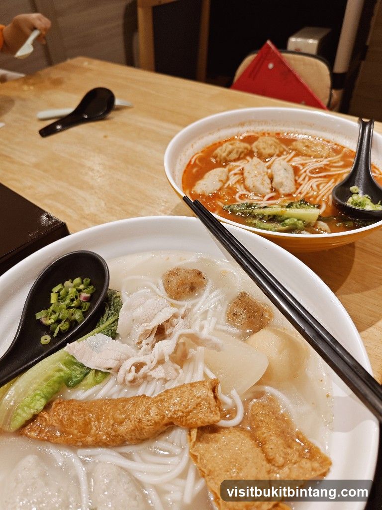 Two Bowls of Noodle Soup