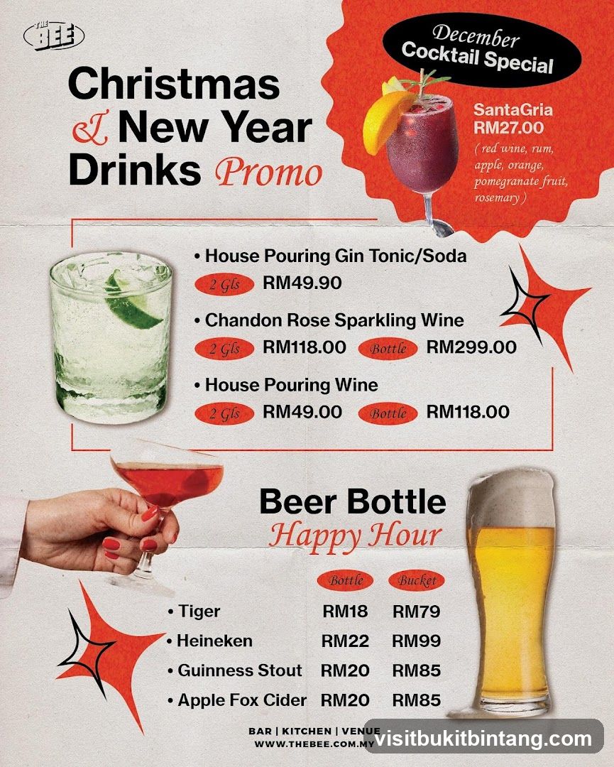 Christmas & New Year Drinks Promo