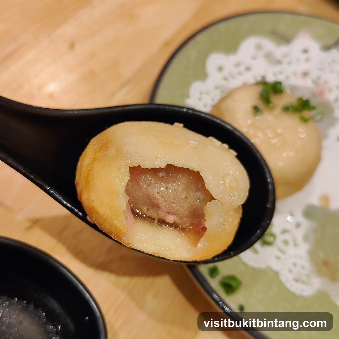 Fried Meatball with Filling
