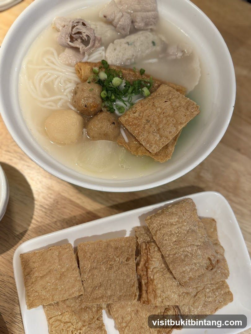 Noodle Soup with Side Dish