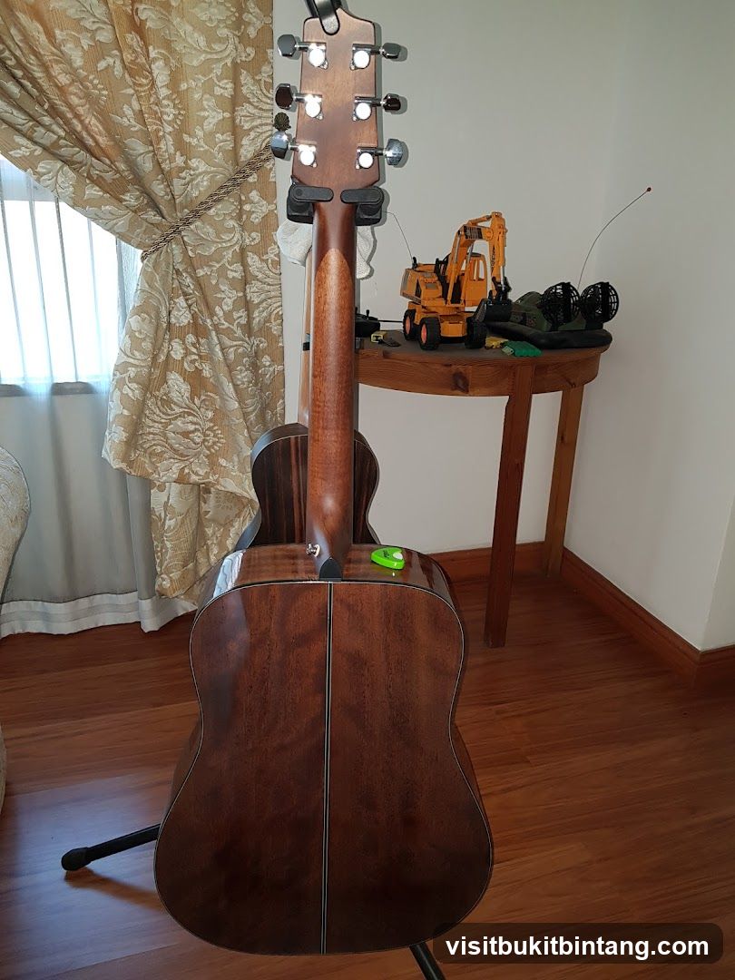 Acoustic Guitar on Stand