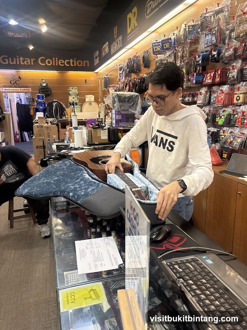 Guitar Store Interior