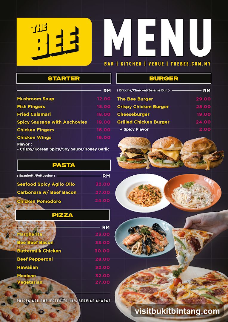 The Bee Menu