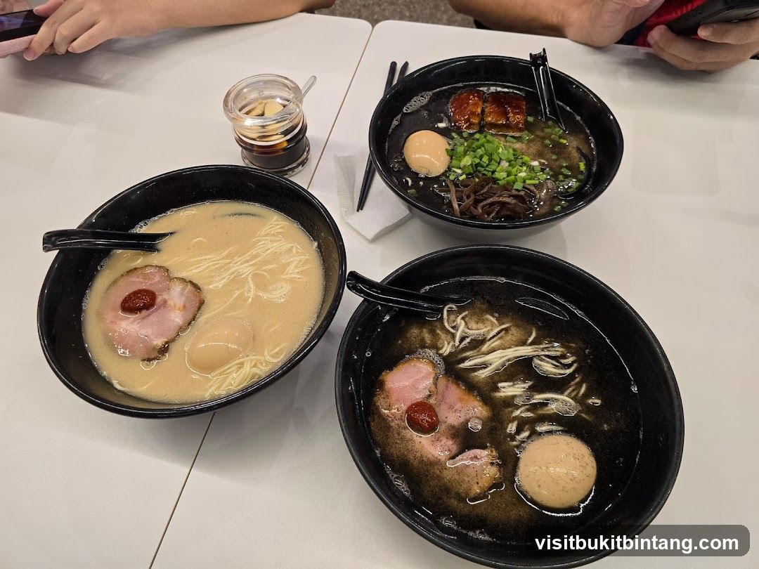 Three Bowls of Ramen
