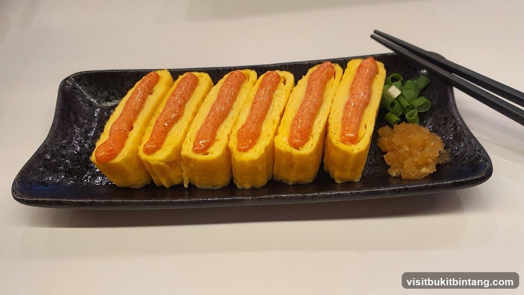 Tamagoyaki with Mentaiko