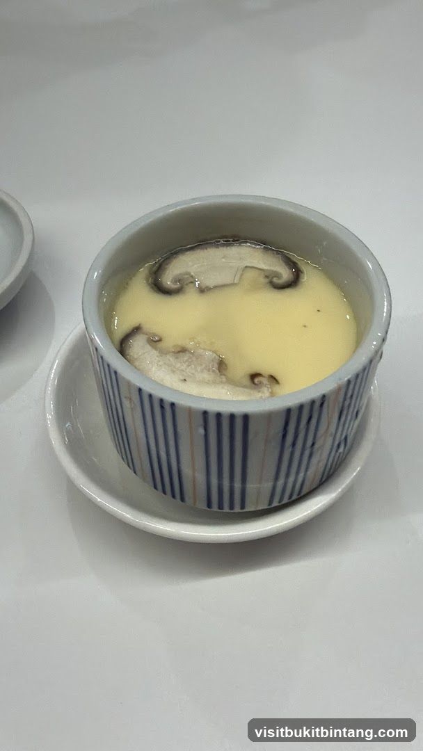 Steamed Egg Custard with Mushroom