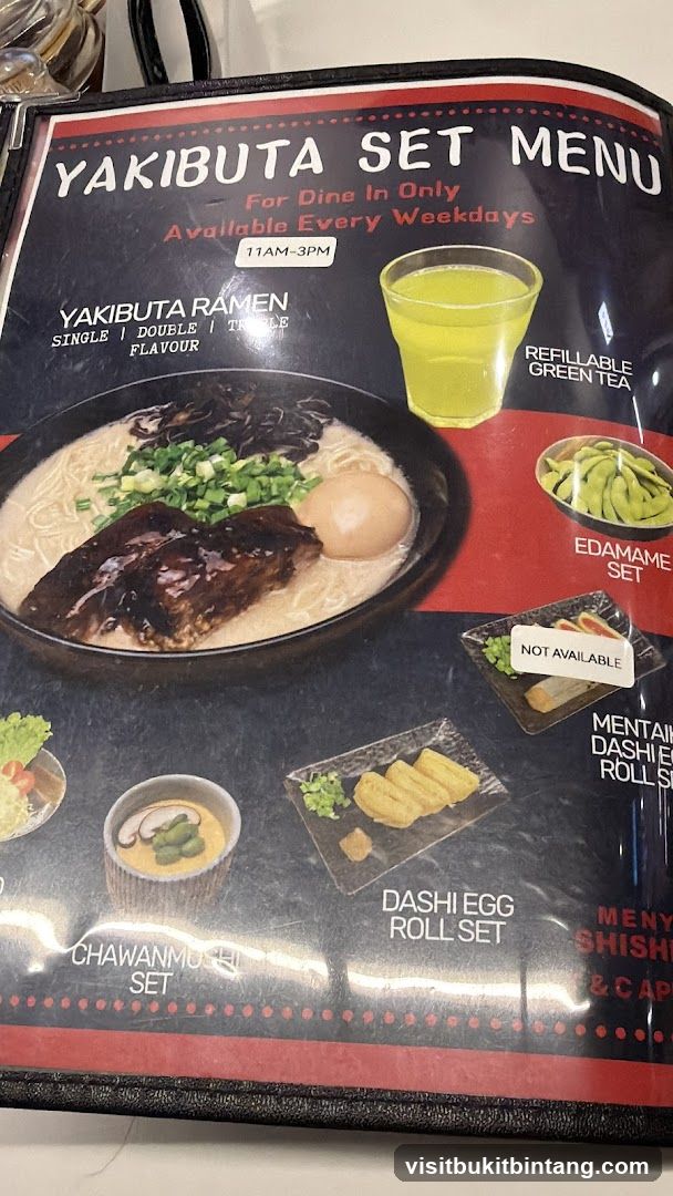 YAKIBUTA SET MENU