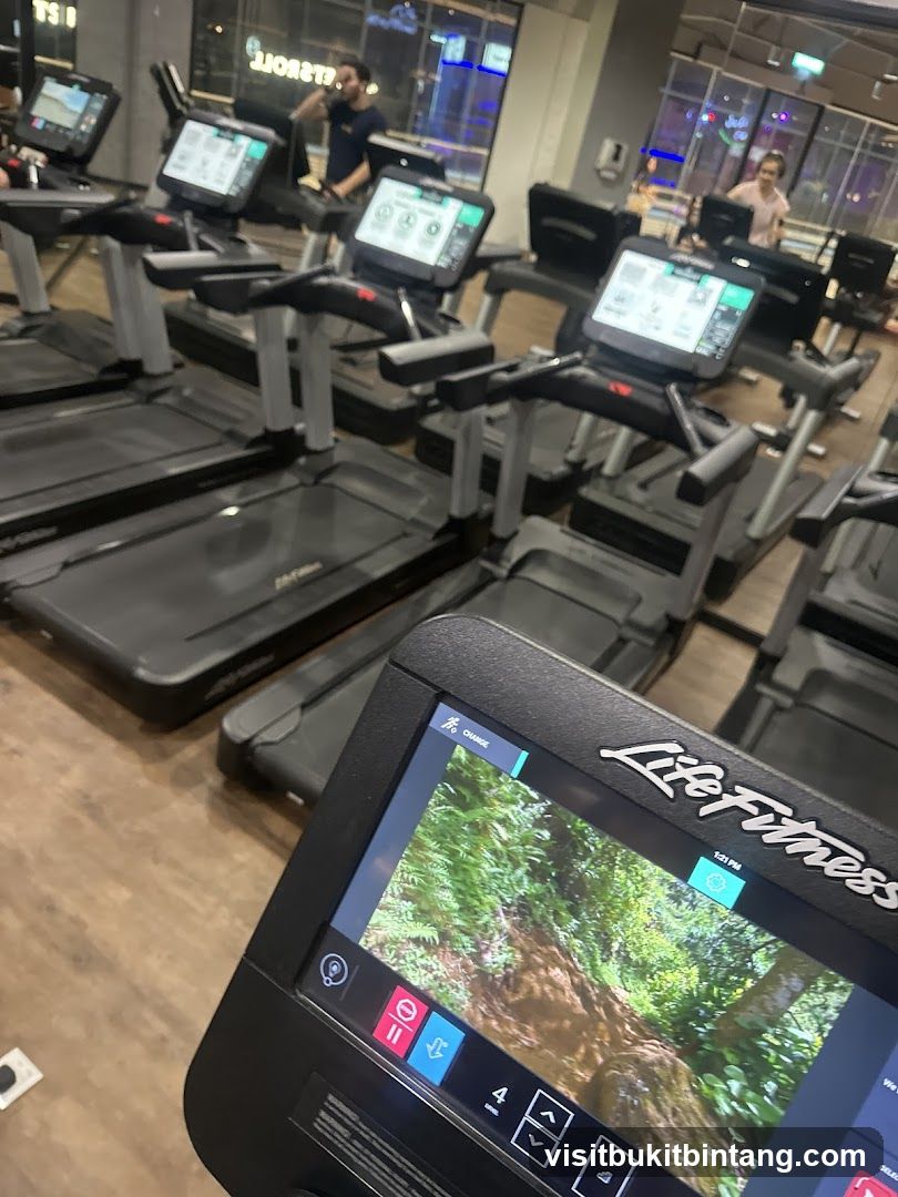 Treadmills in a Gym