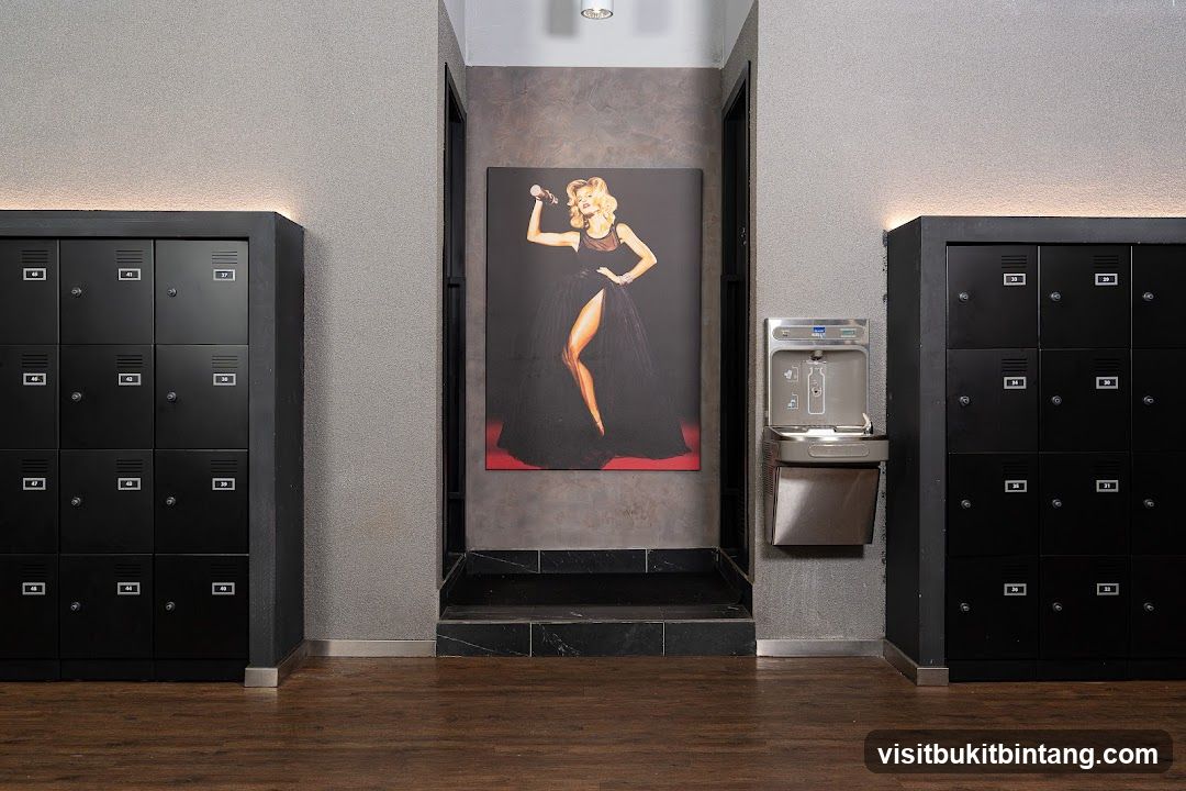 Lockers and artwork