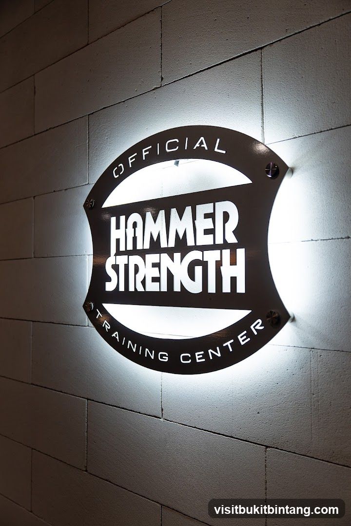 Hammer Strength Training Center Sign