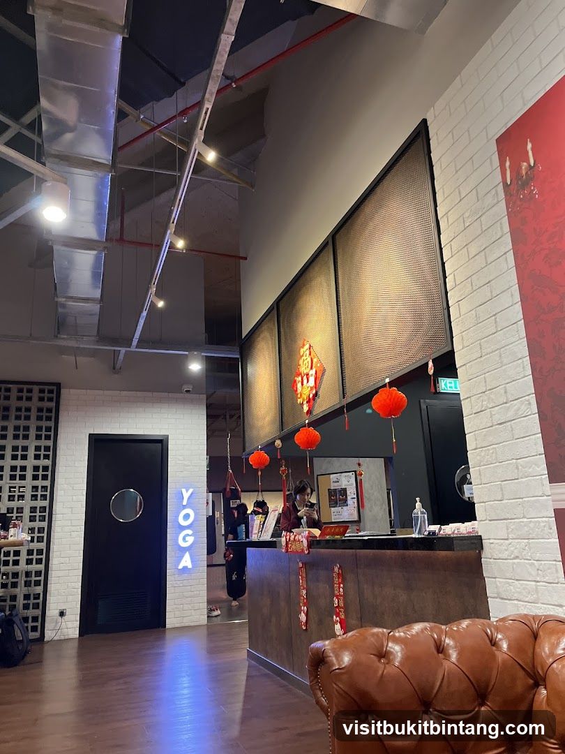 Yoga Studio Reception Area
