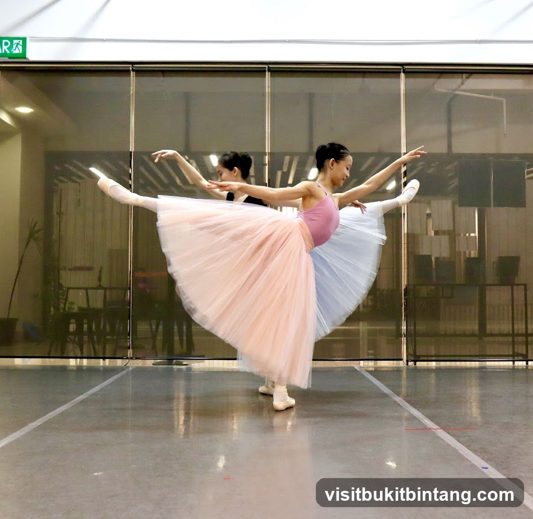 Ballet Dancers Practicing