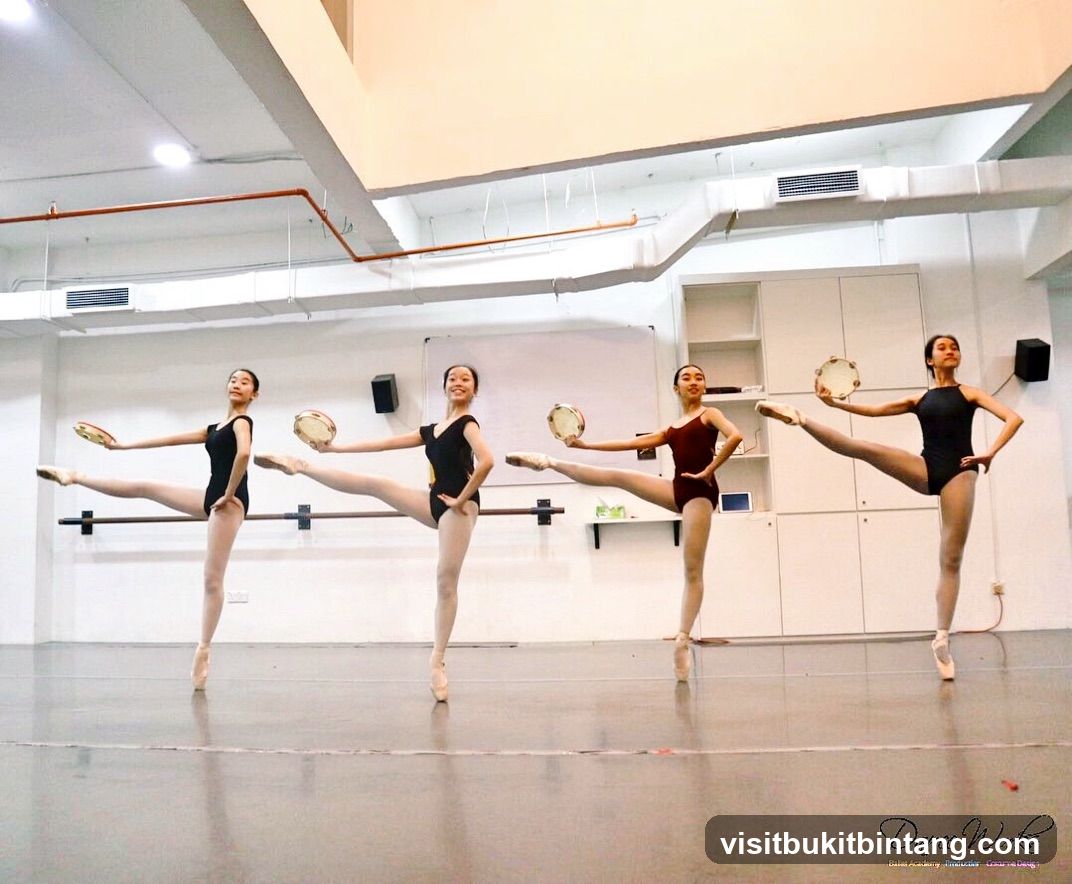 Ballet Dancers with Tambourines