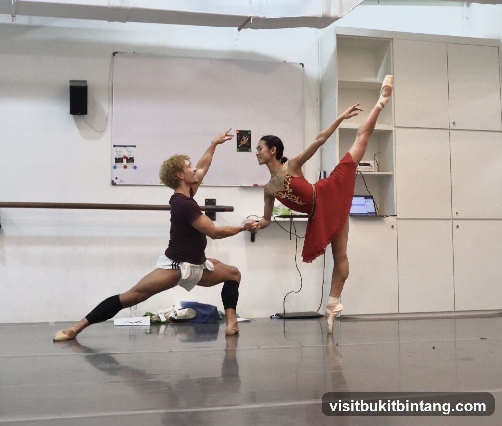Ballet Dancers Practicing