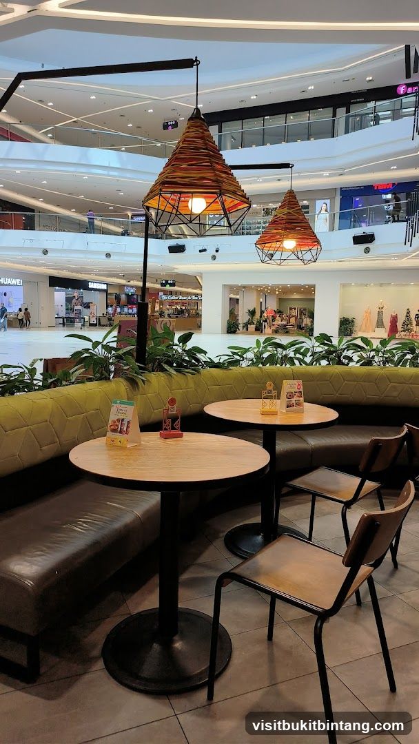 Cafe Seating Area in a Mall